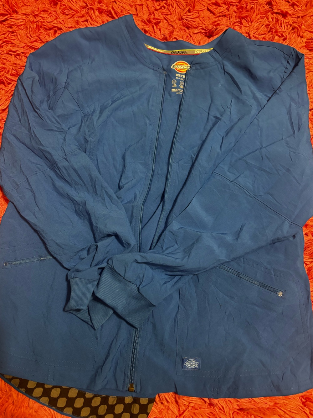 Vintage Dickies Retro Jacket in Royal Blue